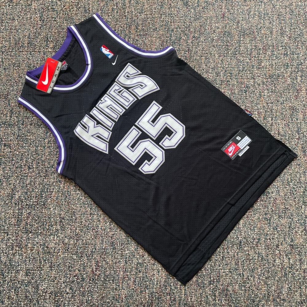 Vintage 90s Nike Sacramento Kings Jason Williams 55 Jersey Small Black NBA NWT